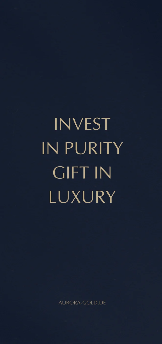 Innenklappe: Invest in purity, gift in luxury